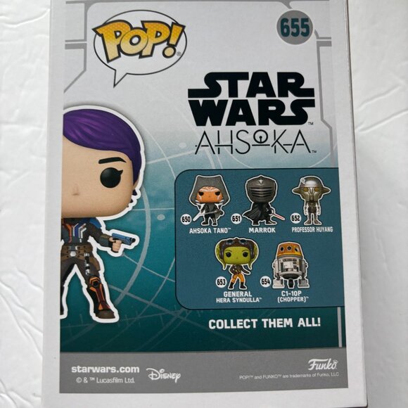 NEW Star Wars Sabine Wren Exclusive Funko Pop Figure #655 - Picture 5 of 8